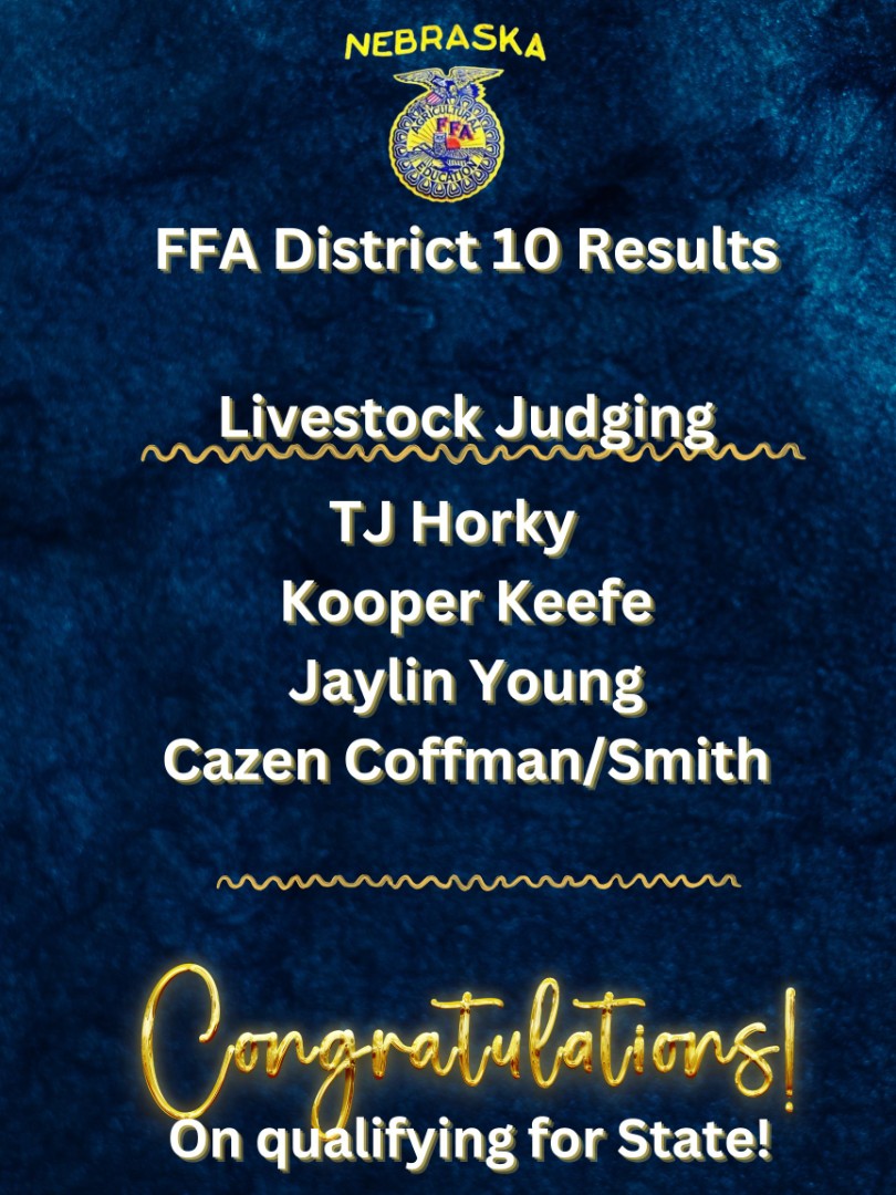 Sargent Public Schools FFA Livestock Judging